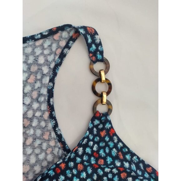 Michael Kors Blouse Women's XL Tortoiseshell Print Tank Top. NWT - Picture 5 of 7